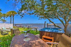 Waterfront Villa with Deck and Dolphin Watching!
